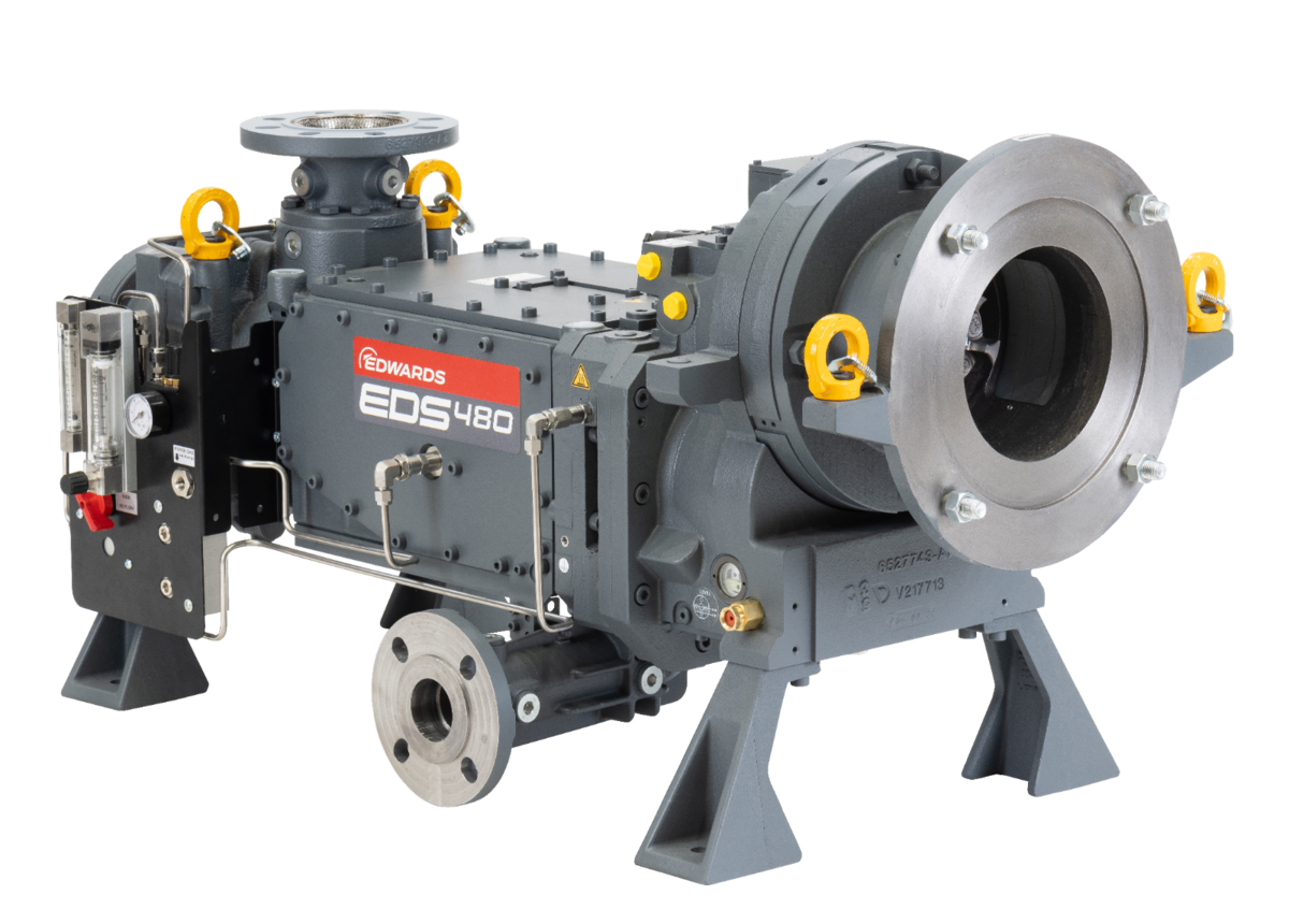 EDS480 - Kuru Vidalı Vakum Pompası, 3 Faz 200/400V 50Hz, Direkt Su Soğutmalı